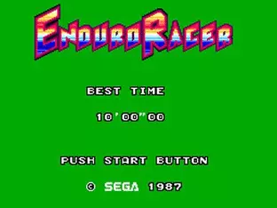 Image n° 4 - screenshots  : Enduro Racer