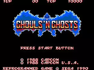 Image n° 4 - screenshots  : Ghouls'n Ghosts