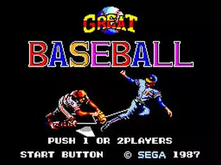 Image n° 1 - screenshots  : Great Baseball