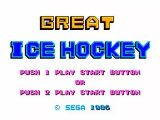 Image n° 1 - screenshots  : Great Ice Hockey