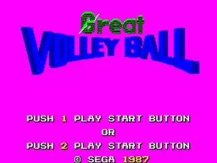 Image n° 4 - screenshots  : Great Volleyball