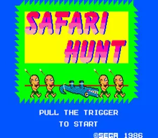 Image n° 5 - screenshots  : Hang-On & Safari Hunt