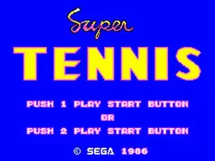 Image n° 2 - screenshots  : Super Tennis