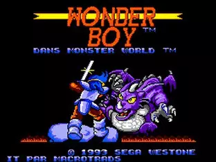 Image n° 1 - screenshots  : Wonder Boy in Monster World (Beta)