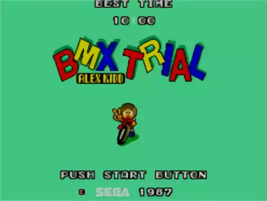 Image n° 5 - titles : Alex Kidd BMX Trial