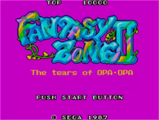 Image n° 10 - titles : Fantasy Zone II - The Tears of Opa-Opa