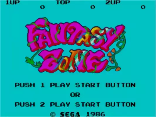 Image n° 4 - titles : Fantasy Zone - The Maze