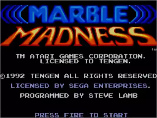 Image n° 10 - titles : Marble Madness Image n° 10 - titles : Marble Madness