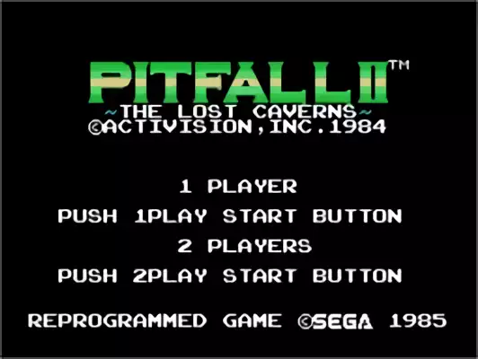 Image n° 6 - titles : Pitfall II - The Lost Caverns