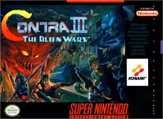 Image n° 1 - box : Contra III - The Alien Wars Image n° 1 - box : Contra III - The Alien Wars