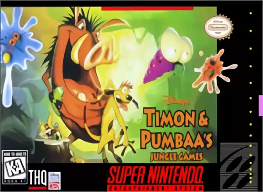 Image n° 1 - box : Timon & Pumbaa's Jungle Games