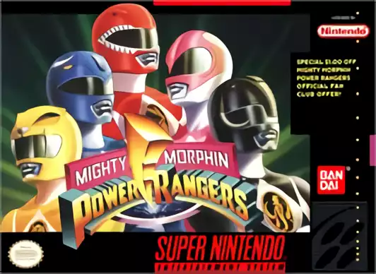 Image n° 1 - box : Mighty Morphin Power Rangers - The Fighting Edition