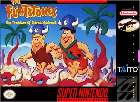 Image n° 1 - box : Flintstones, The - The Treasure of Sierra Madrock Image n° 1 - box : Flintstones, The - The Treasure of Sierra Madrock