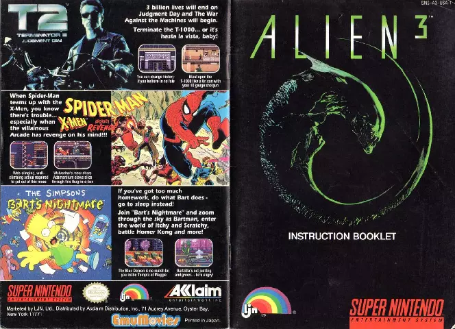 manual for Alien 3 (Beta)
