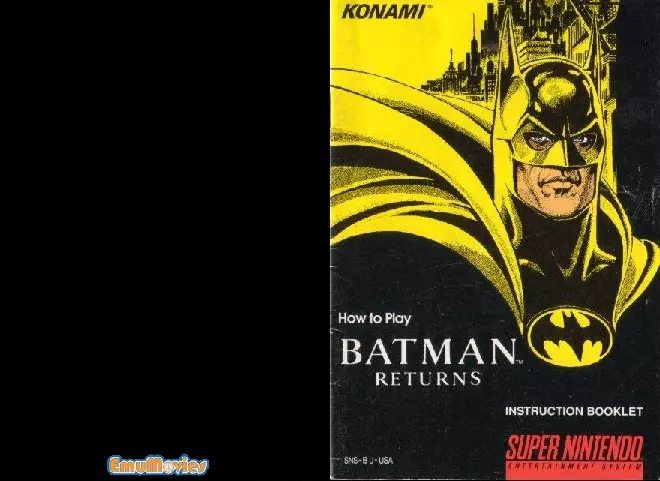 manual for Batman Returns