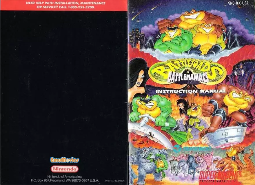 manual for Battletoads in Battlemaniacs