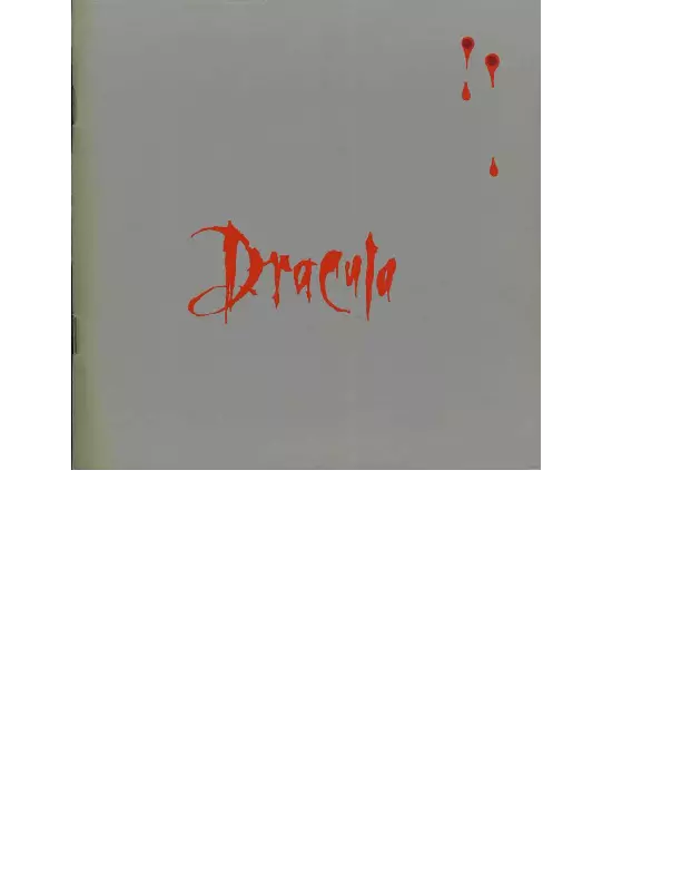manual for Bram Stoker's Dracula