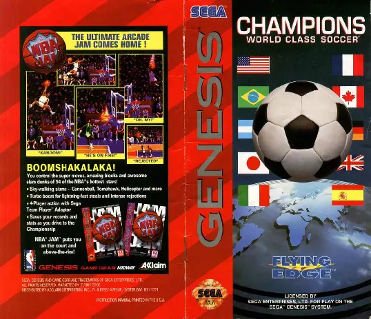 manual for Champions World Class Soccer