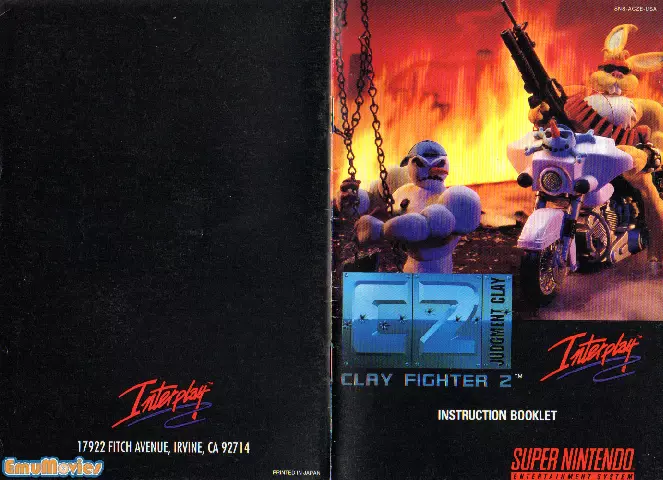 manual for Clay Fighter 2 - Judgment Clay