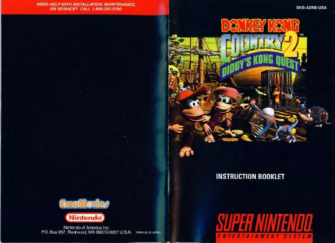 manual for Donkey Kong Country 2 - Diddy's Kong Quest