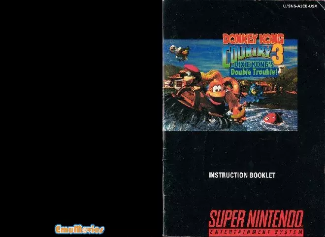 manual for Donkey Kong Country 3 - Dixie Kong's Double Trouble