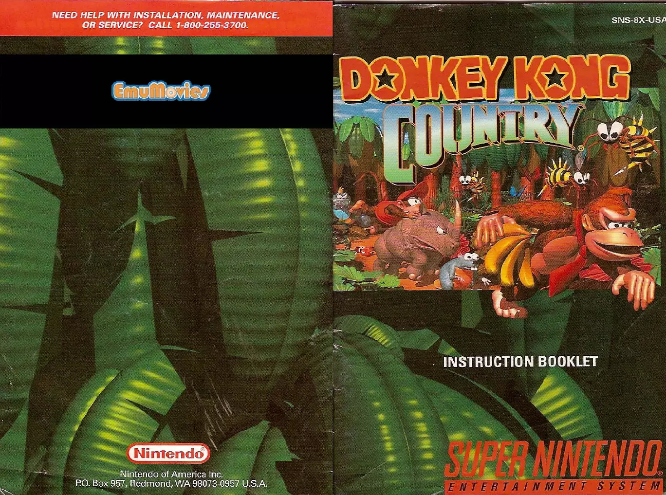 manual for Donkey Kong Country