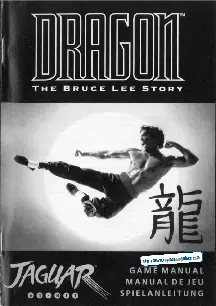 manual for Dragon - The Bruce Lee Story
