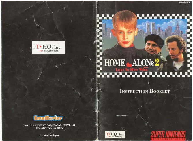 manual for Home Alone 2 - Lost in New York