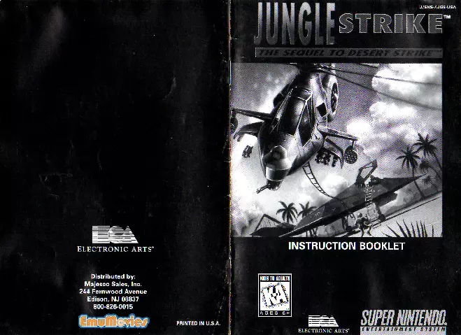 manual for Jungle Strike