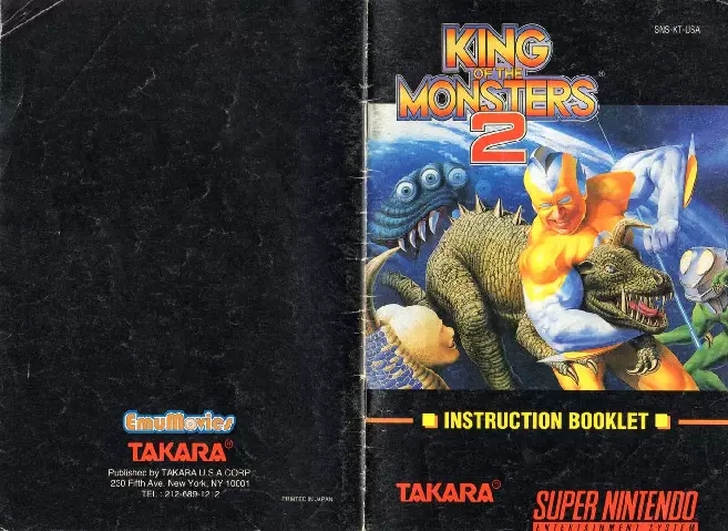 manual for King of the Monsters 2 - The Next Thing