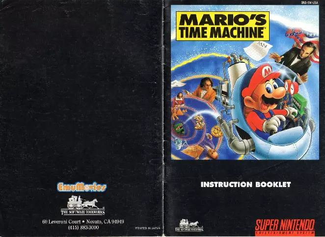 manual for Mario's Time Machine