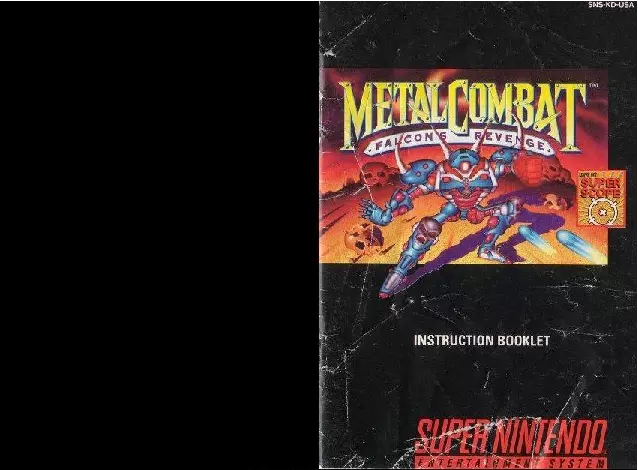 manual for Metal Combat - Falcon's Revenge