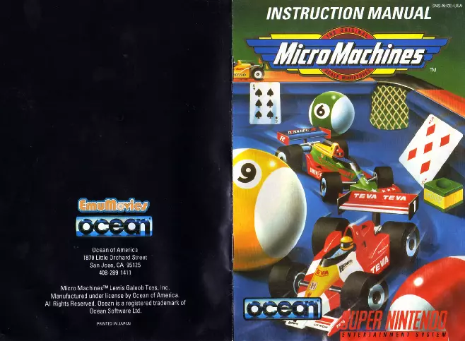 manual for Micro Machines