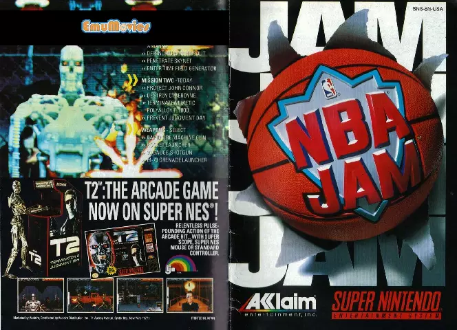 manual for NBA Jam