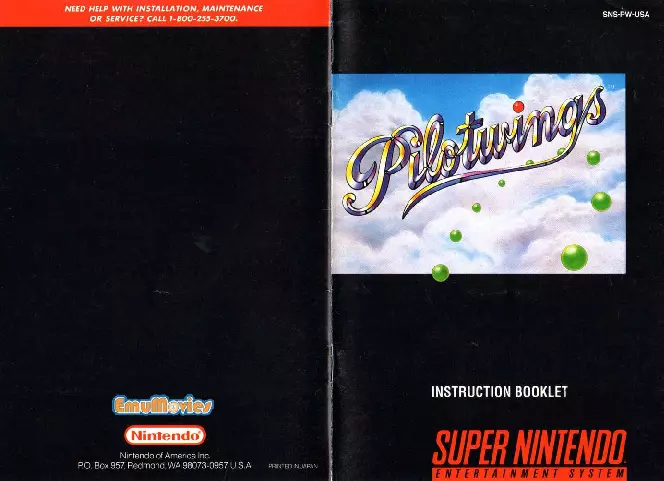 manual for Pilotwings