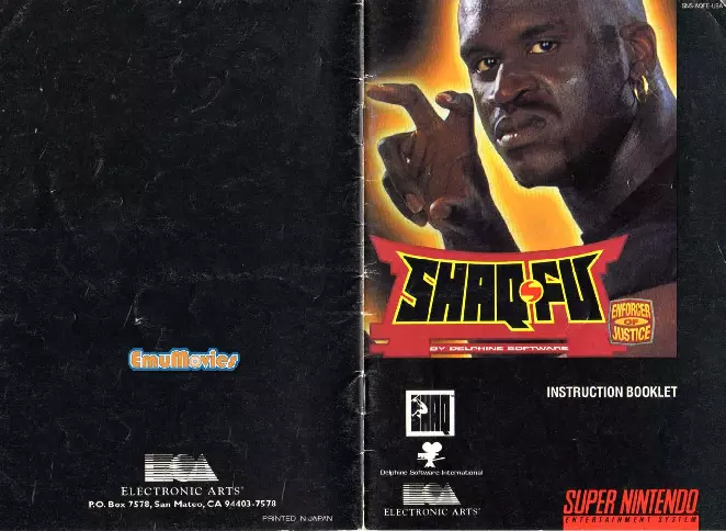 manual for Shaq Fu