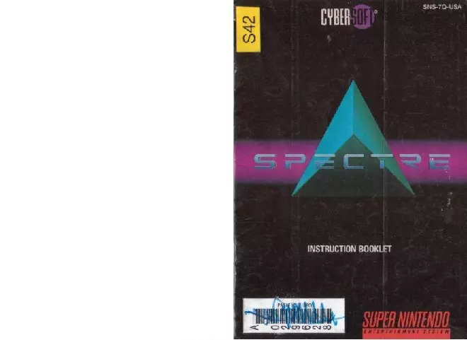 manual for Spectre