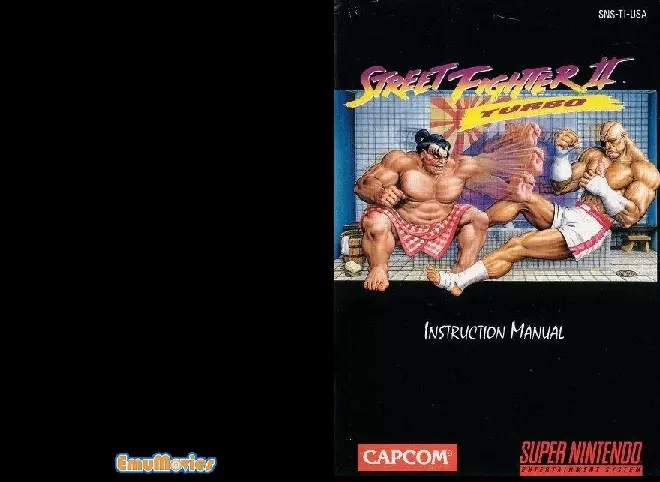 manual for Street Fighter II Turbo - Hyper Fighting