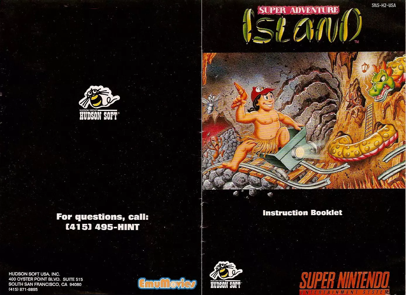 manual for Super Adventure Island