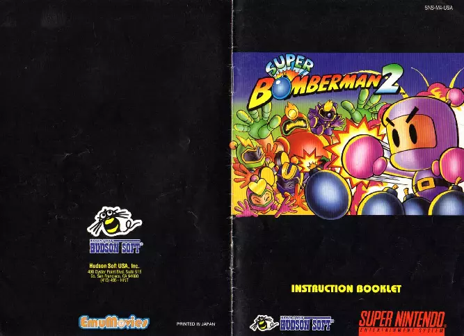 manual for Super Bomberman 2