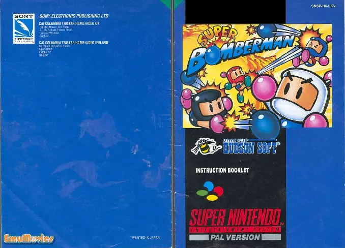 manual for Super Bomberman