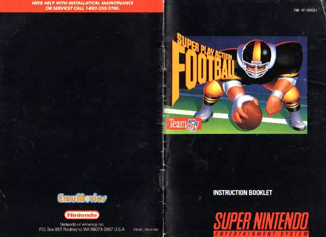 manual for Super Play Action Football