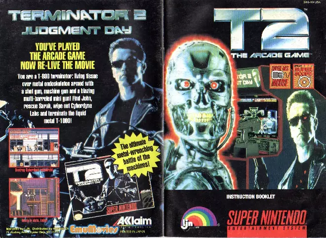 manual for T2 - The Arcade Game