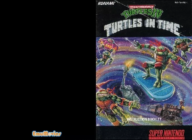 manual for Teenage Mutant Ninja Turtles IV - Turtles in Time (Beta)