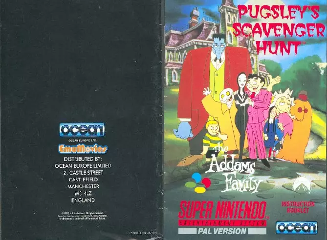manual for Addams Family, The - Pugsley's Scavenger Hunt