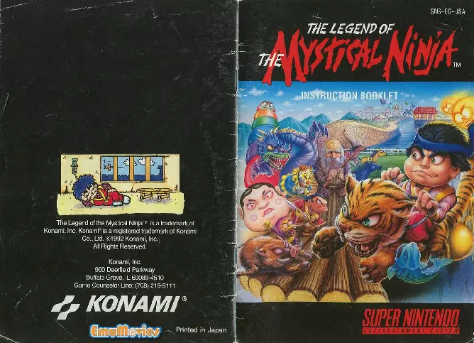 manual for Legend of The Mystical Ninja, The