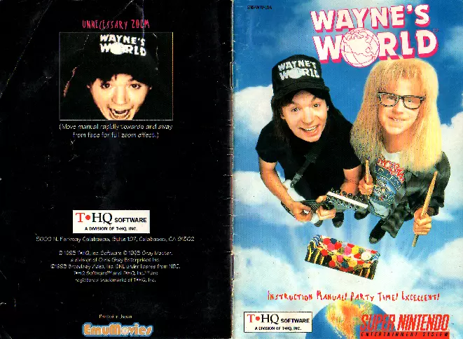 manual for Wayne's World