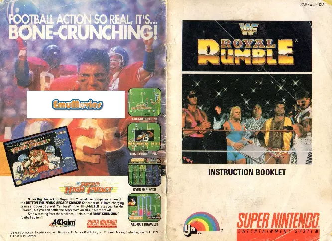 manual for WWF Royal Rumble