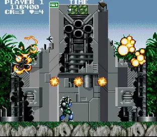 Image n° 4 - screenshots  : Gunforce - Battle Fire Engulfed Terror Island
