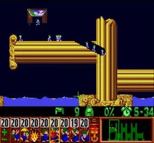 Image n° 6 - screenshots  : Lemmings